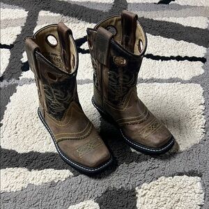 Smoky Mountain Brown Leather Boots